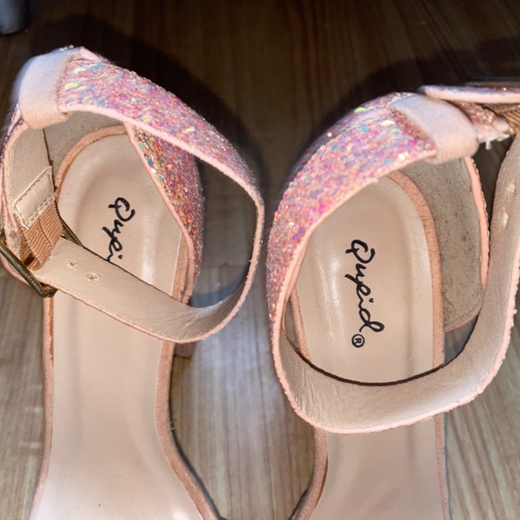Qupid glitter block heels - Picture 6 of 6